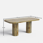 Alba-Lidia Dining Table Set - Modern & Space-Saving Design