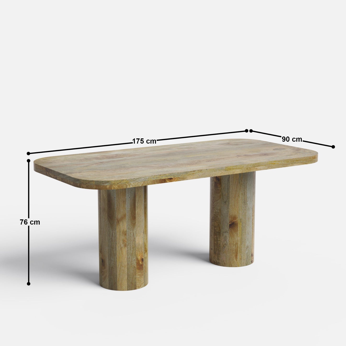 Alba-Lidia Dining Table Set - Modern & Space-Saving Design