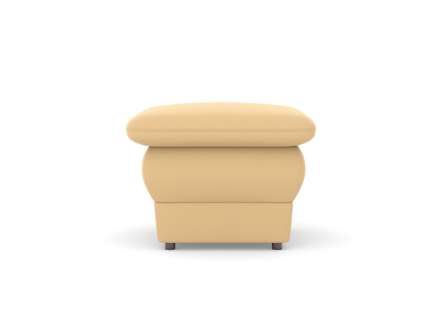 Chiffon Leather Ottoman