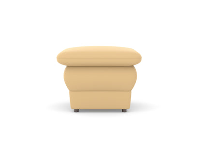 Chiffon Leather Ottoman
