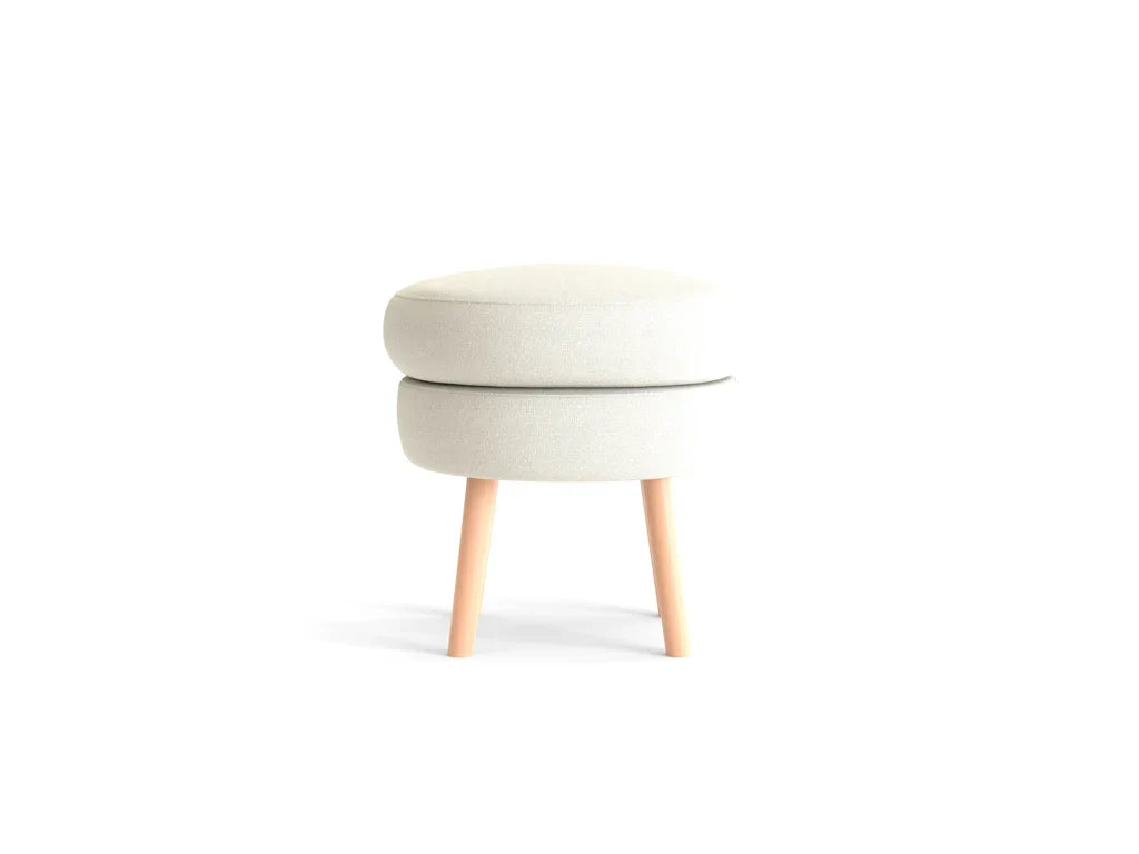 Moon Fabric Ottoman