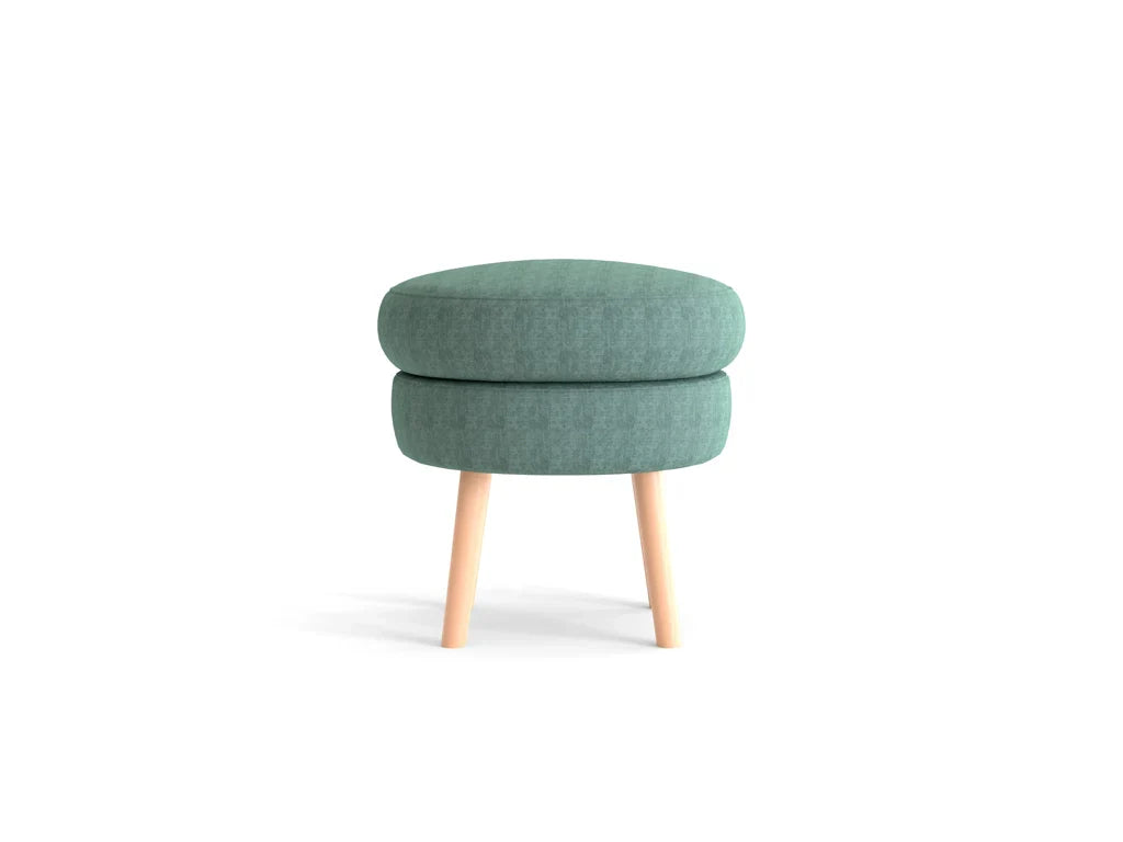 Moon Fabric Ottoman