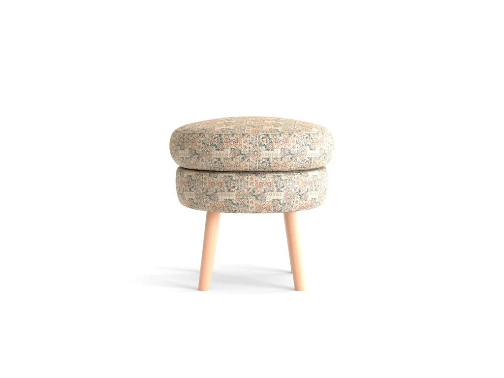 Moon Fabric Ottoman
