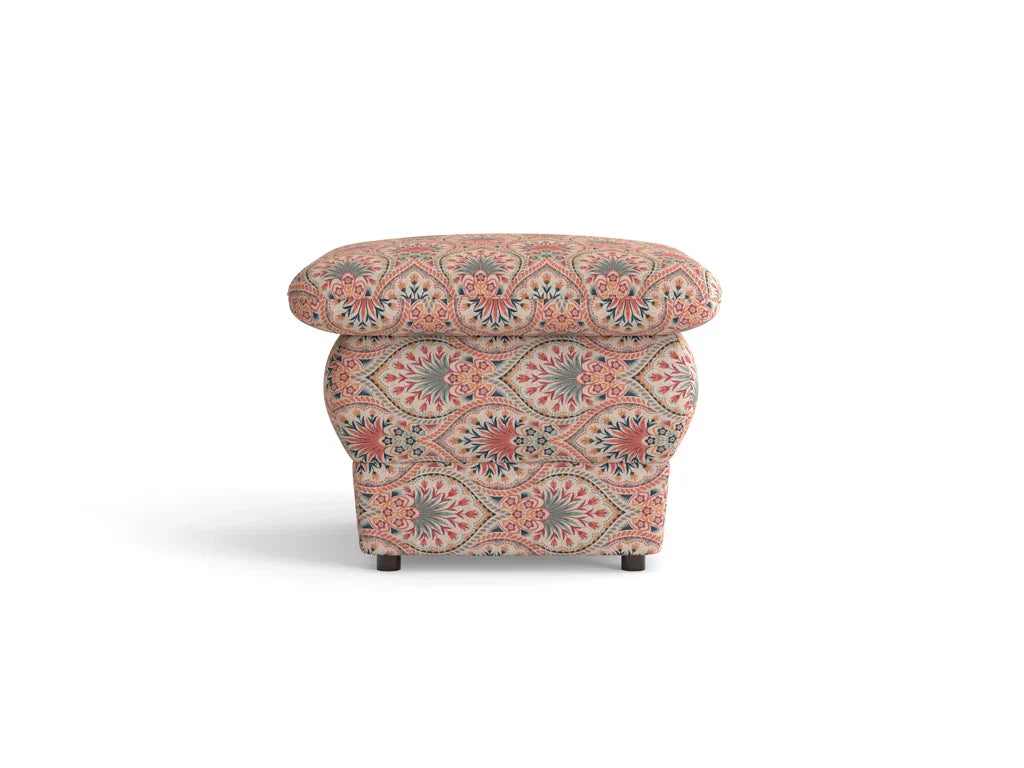 Chiffon Fabric Ottoman