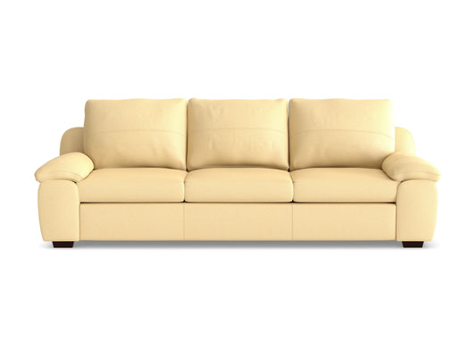 California 4 Seater Leather Sofa