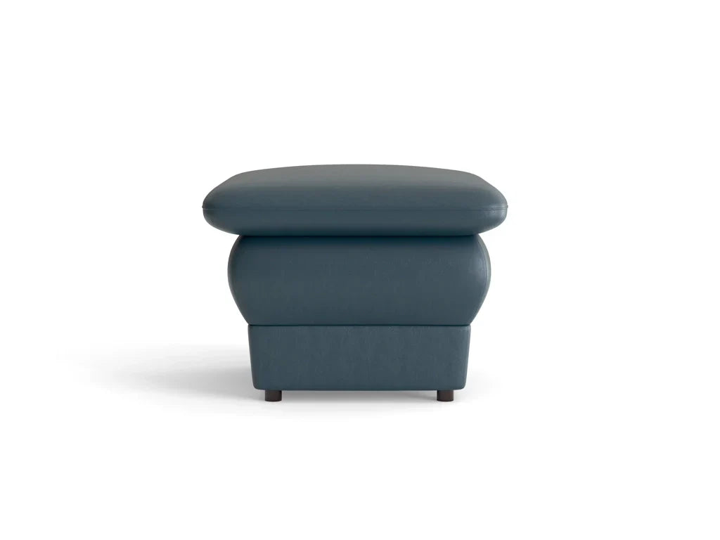 Chiffon Leather Ottoman