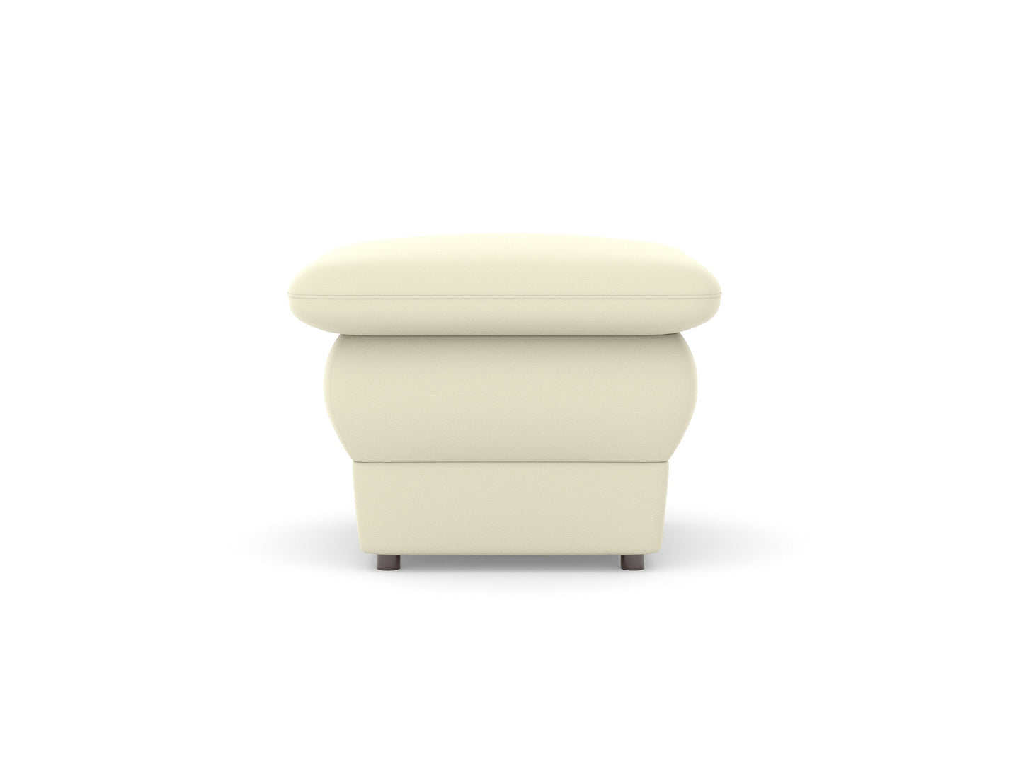 Chiffon Leather Ottoman