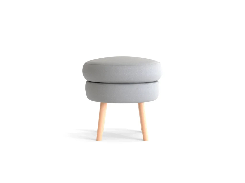 Moon Fabric Ottoman