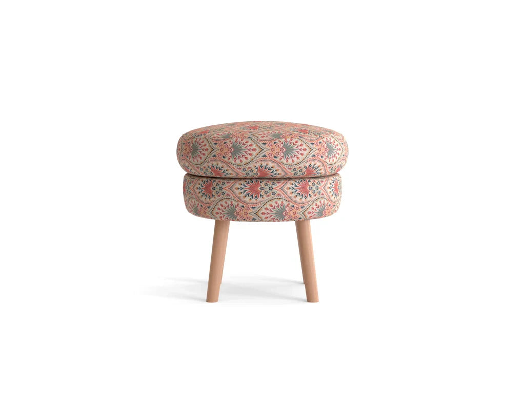 Moon Fabric Ottoman