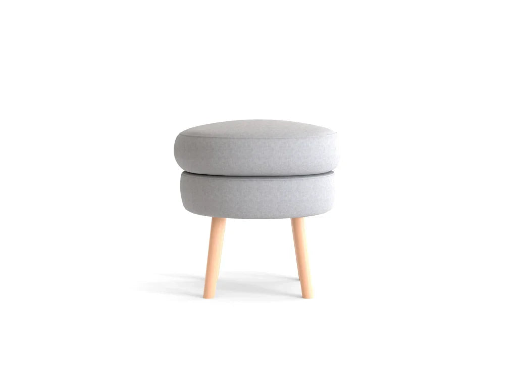 Moon Fabric Ottoman