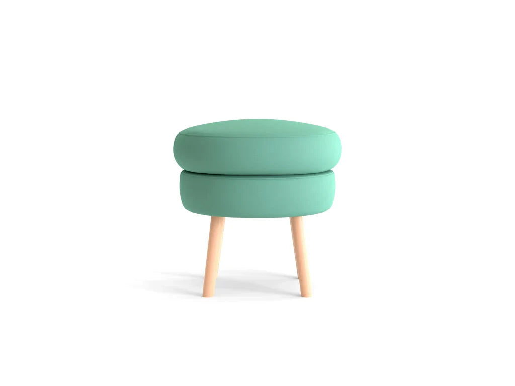 Moon Fabric Ottoman