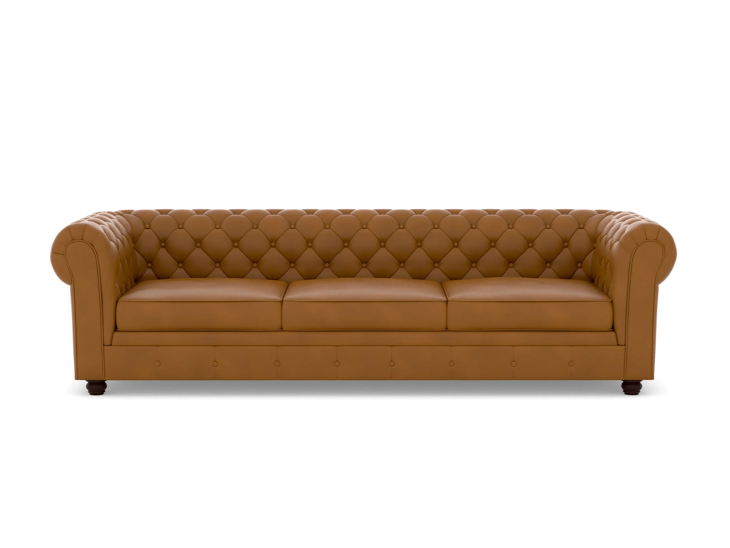 Chesterfield 4 Seater Artificial Leather Sofa