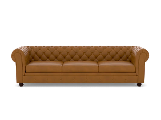 Chesterfield 4 Seater Artificial Leather Sofa