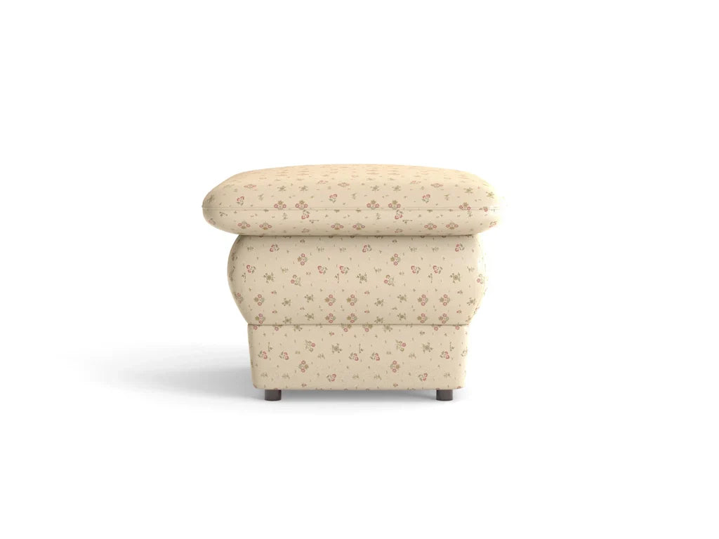 Chiffon Fabric Ottoman