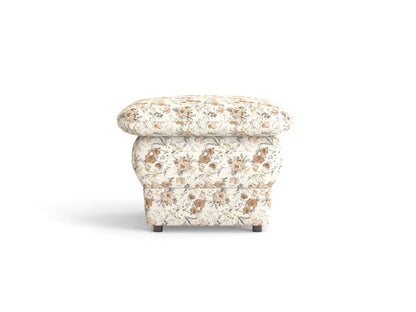 Chiffon Fabric Ottoman
