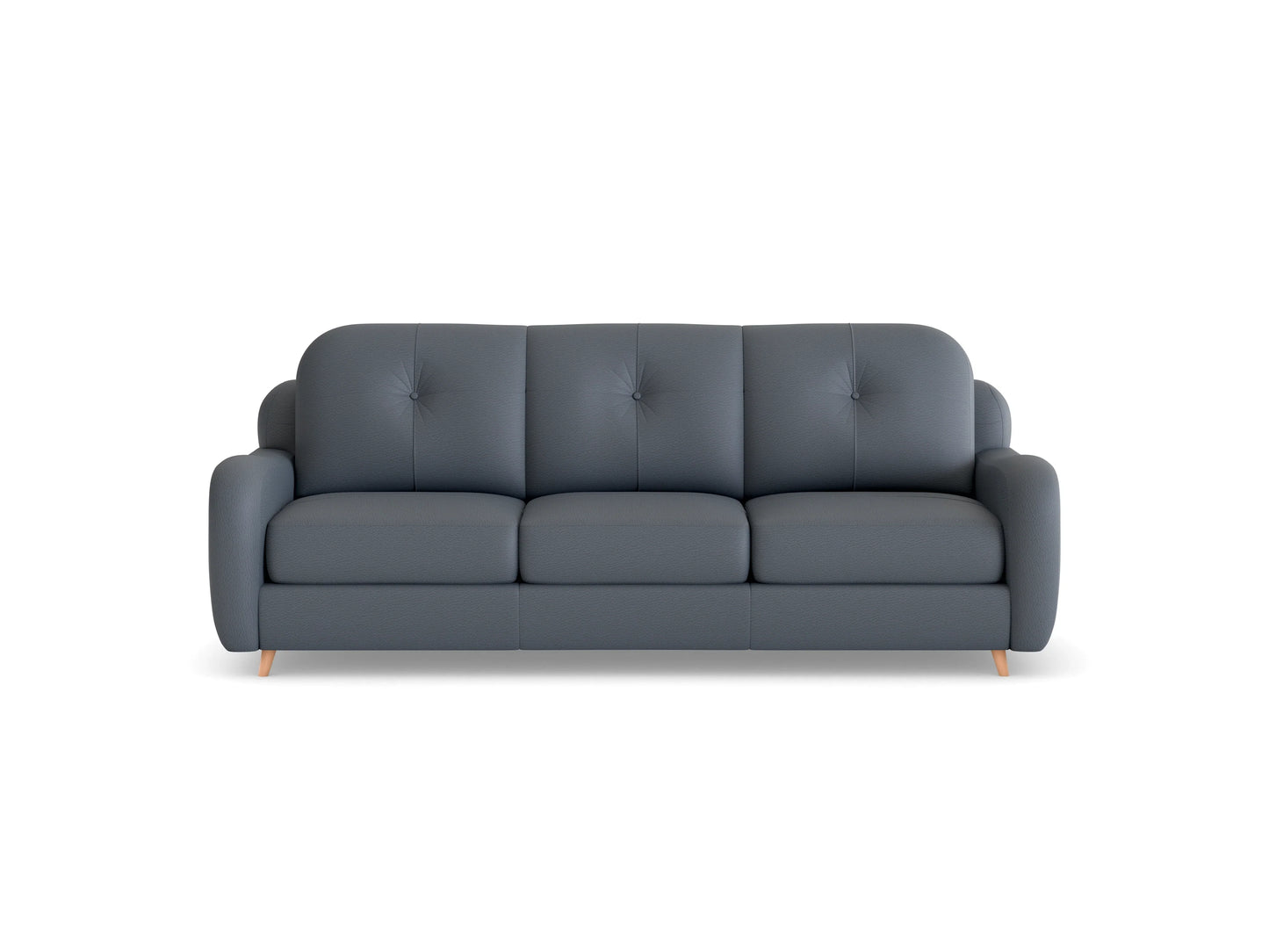 Scott 3 Seater Leather Sofa