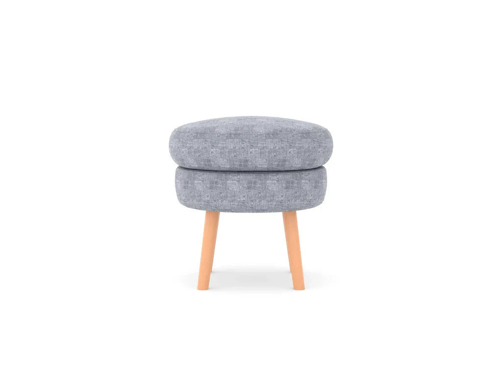 Moon Fabric Ottoman