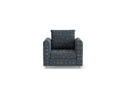 Zinc 1 Seater Fabric Sofa