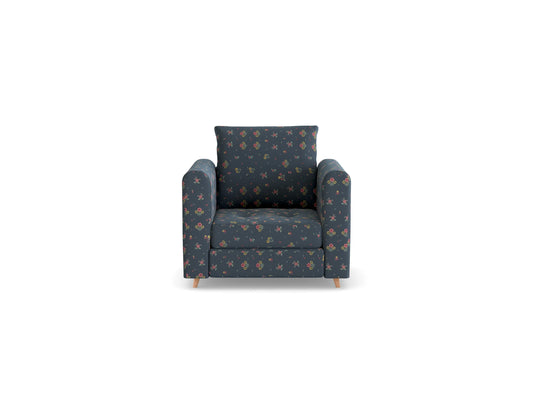 Zinc 1 Seater Fabric Sofa