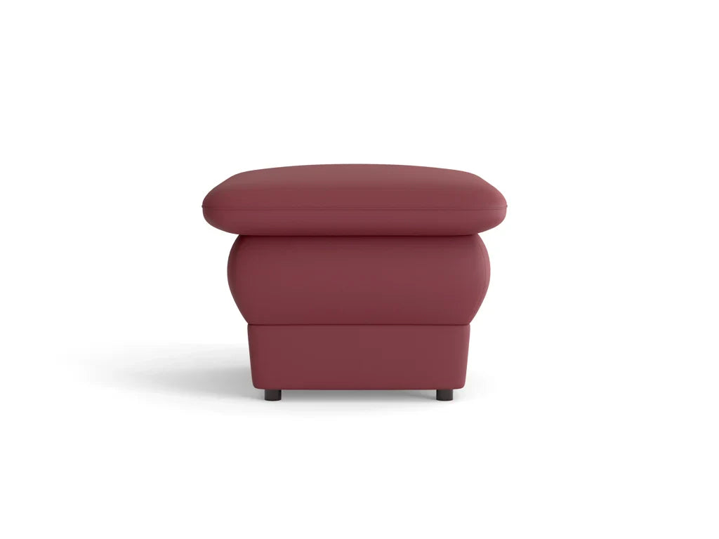 Chiffon Leather Ottoman
