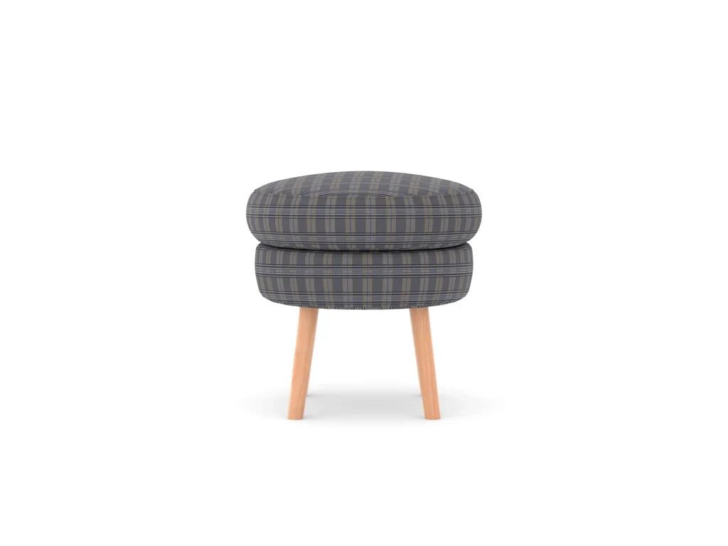 Moon Fabric Ottoman