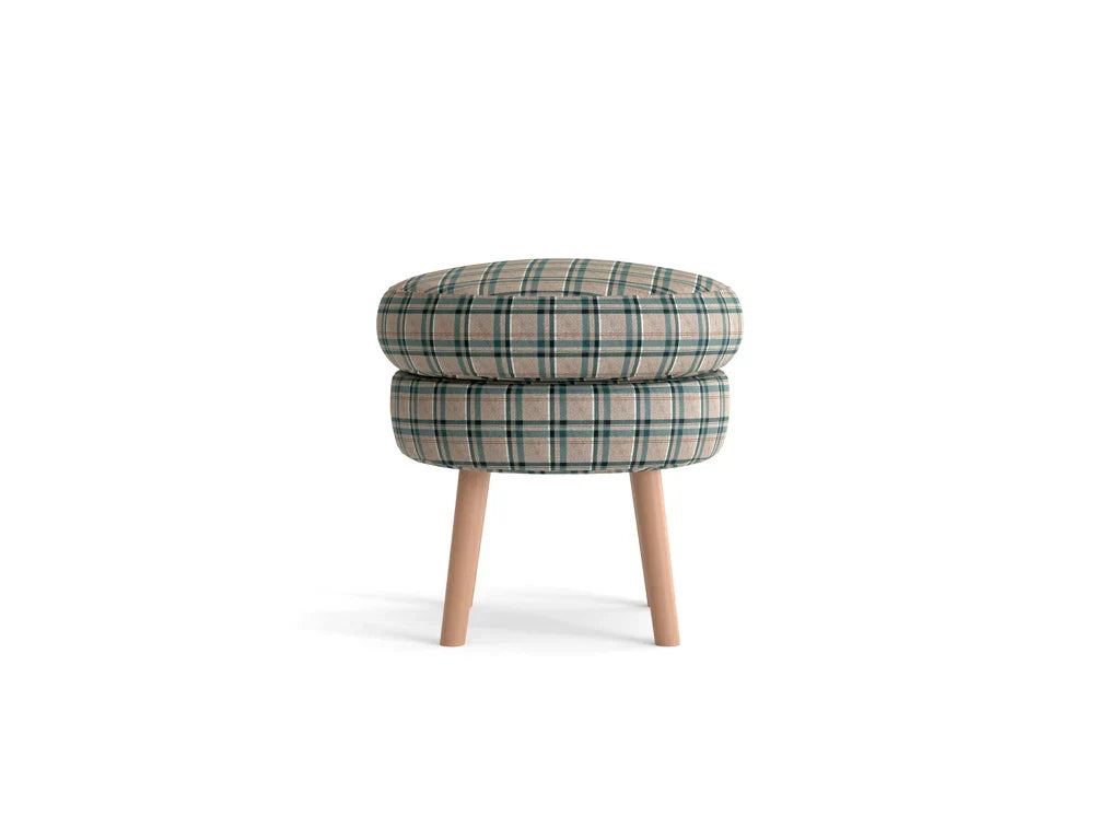 Moon Fabric Ottoman