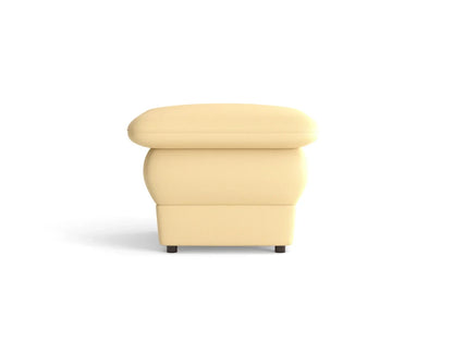 Chiffon Leather Ottoman