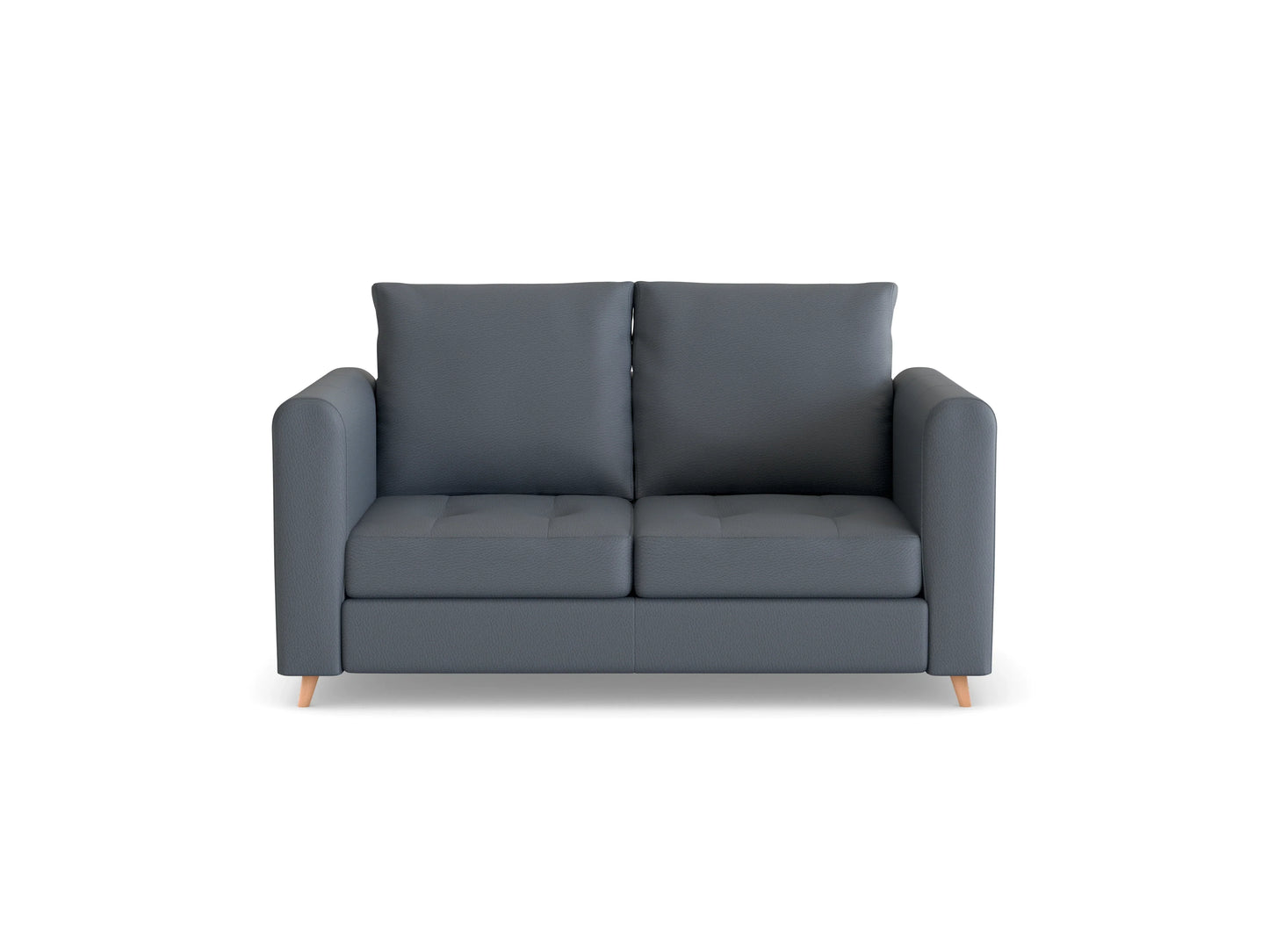 Zinc 2 Seater Leather Sofa