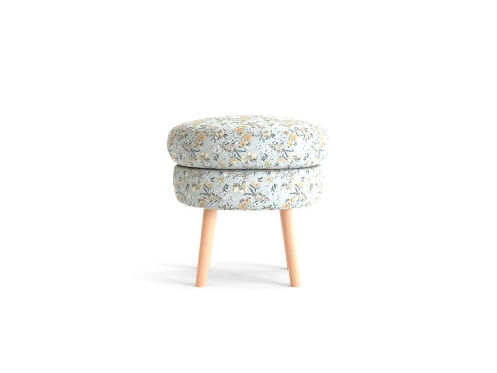 Moon Fabric Ottoman