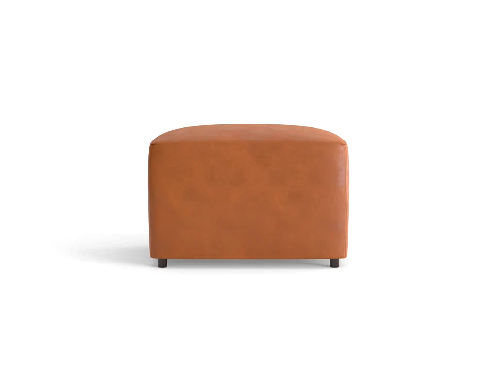 Pouffe Leather Ottoman
