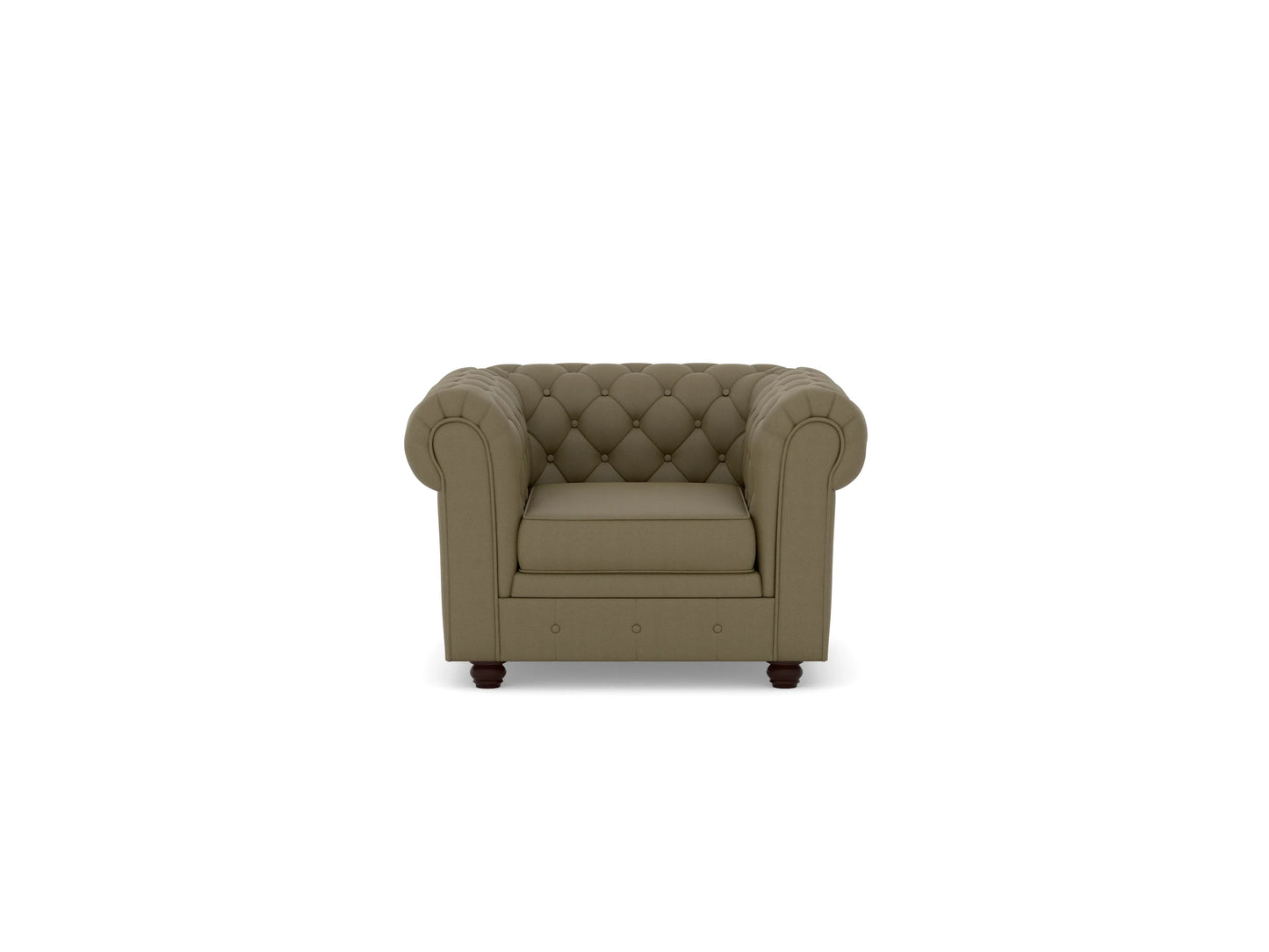 Chesterfield 1 Seater Fabric Sofa