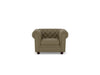 Chesterfield 1 Seater Fabric Sofa