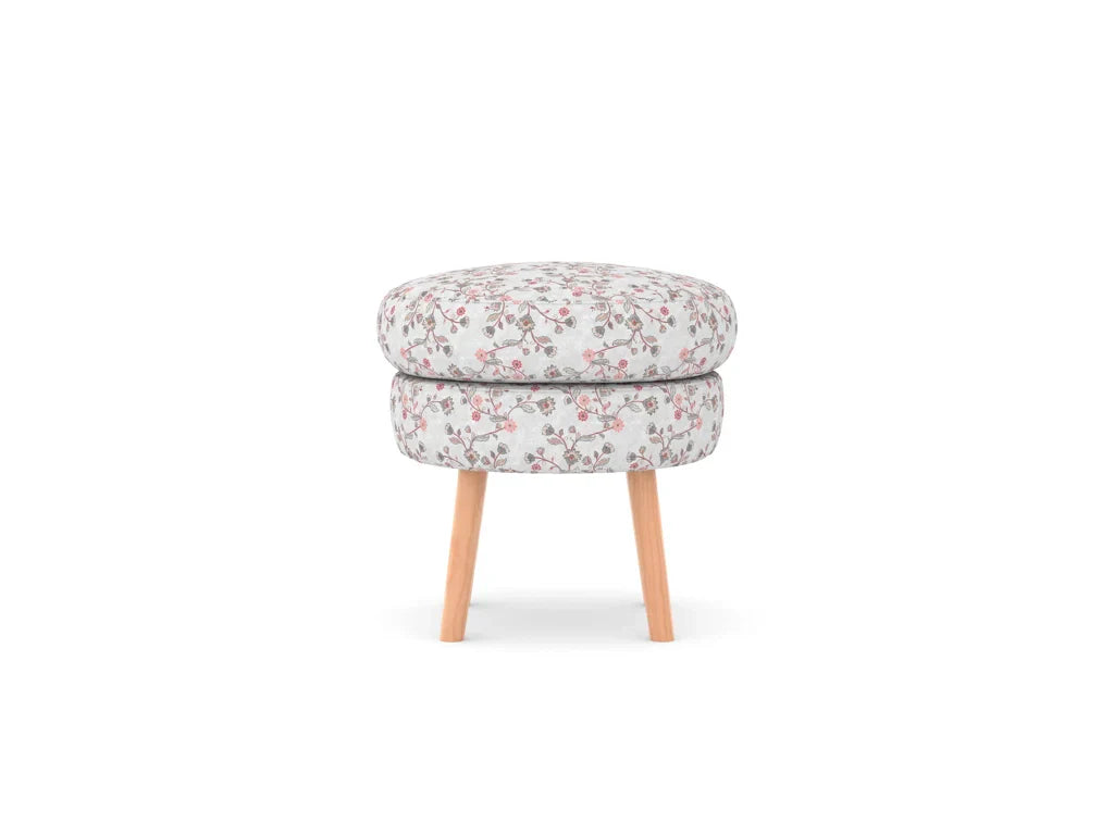 Moon Fabric Ottoman