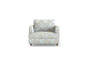 Monaco 1 Seater Fabric Sofa