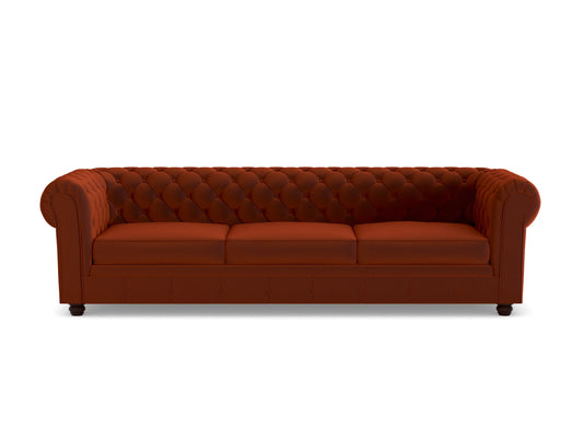Chesterfield 4 Seater Fabric Sofa