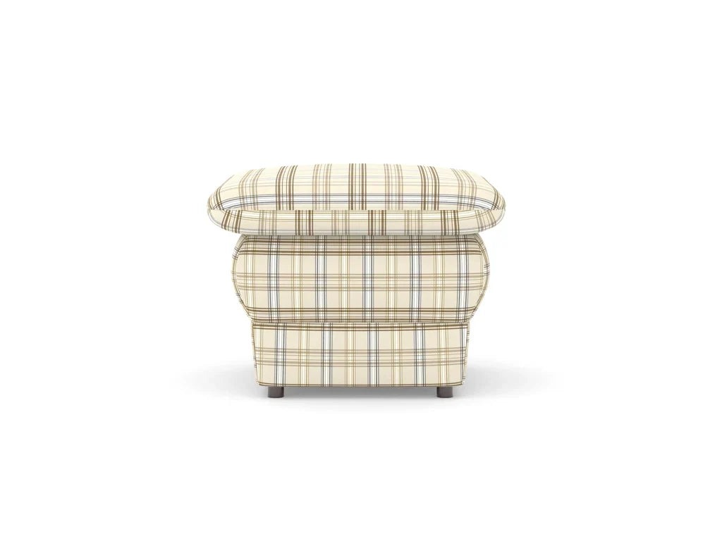 Chiffon Fabric Ottoman