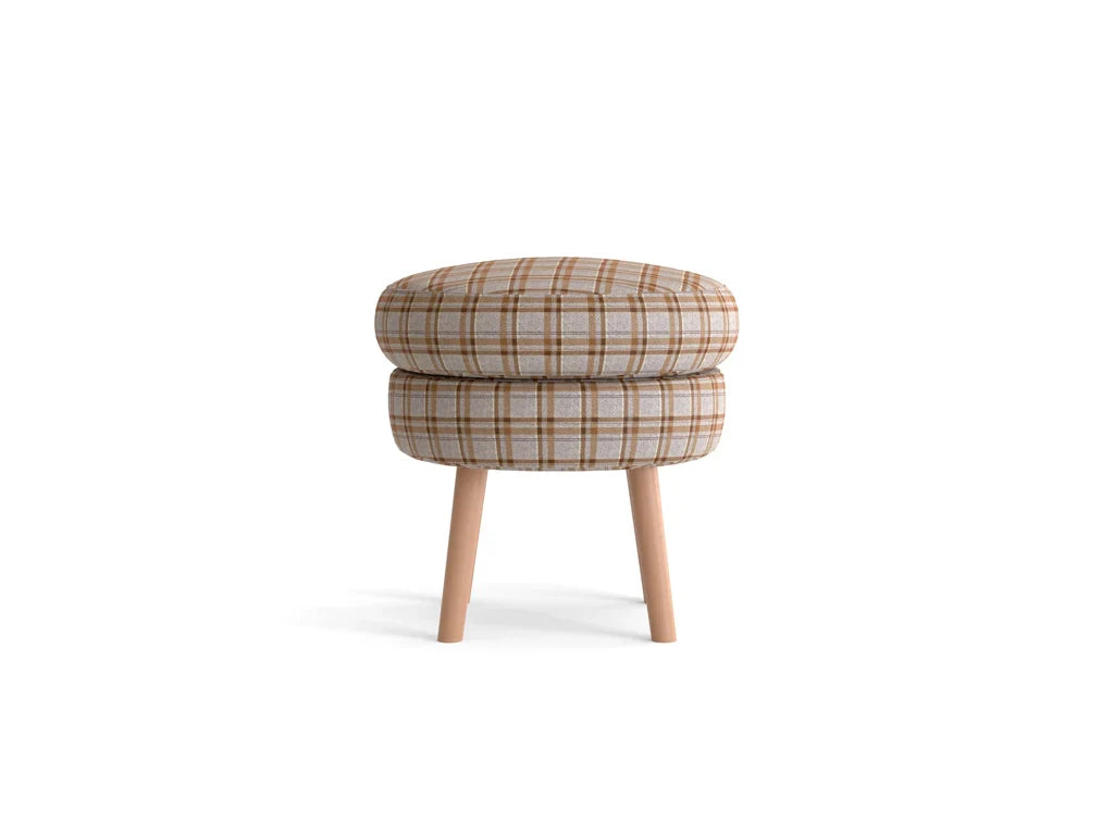 Moon Fabric Ottoman