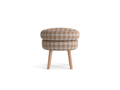Moon Fabric Ottoman