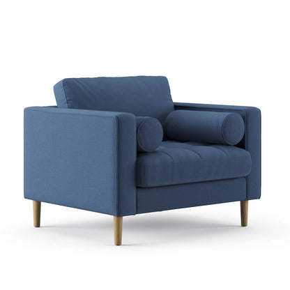 Palo Sofa T | Chair (3.5 feet length) | Tufted