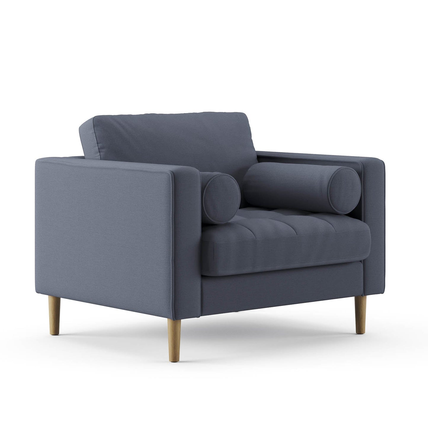 Palo Sofa T | Chair (3.5 feet length) | Tufted