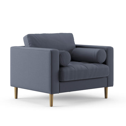 Palo Sofa T | Chair (3.5 feet length) | Tufted