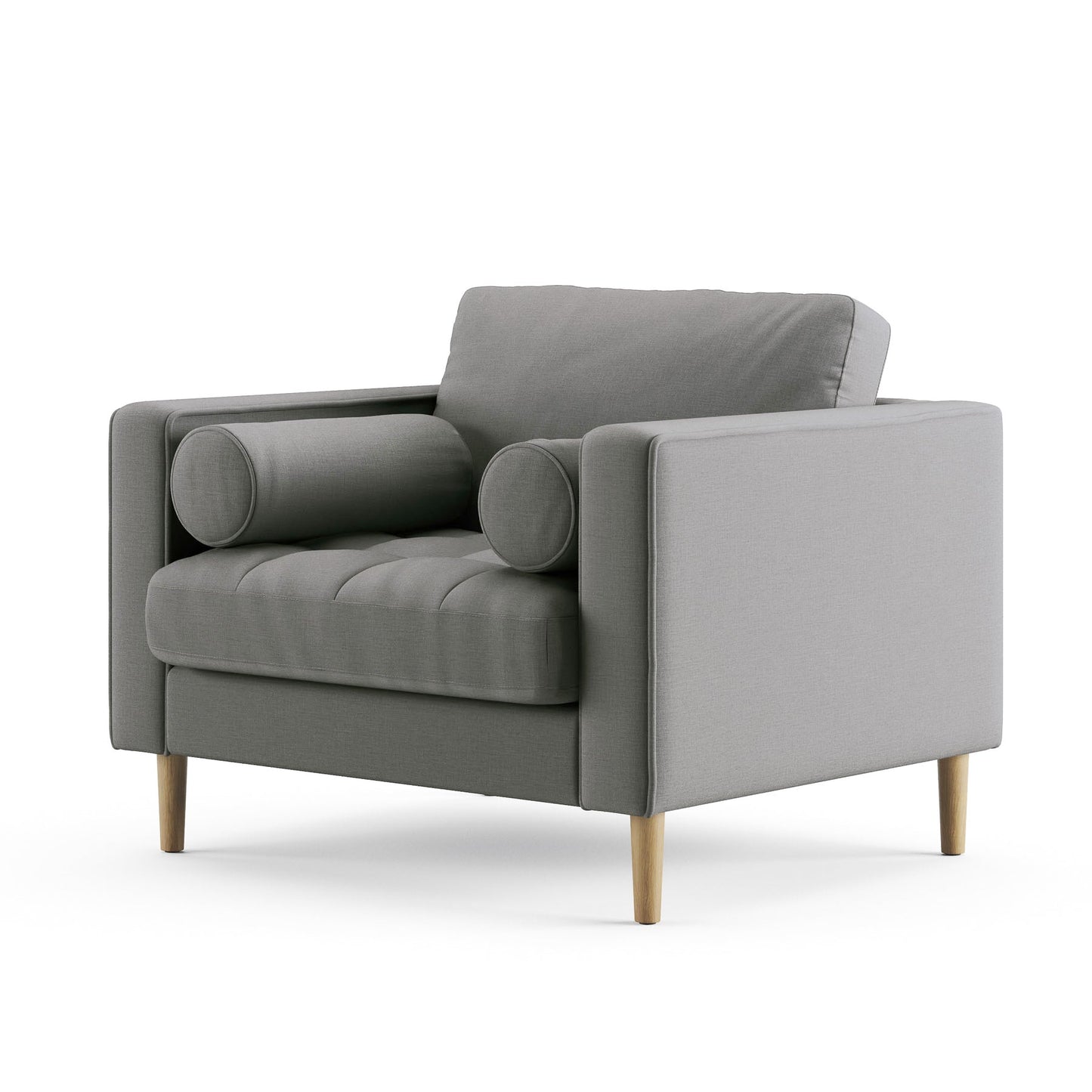 Palo Sofa T | Chair (3.5 feet length) | Tufted