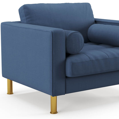 Palo Sofa T | Chair (3.5 feet length) | Tufted