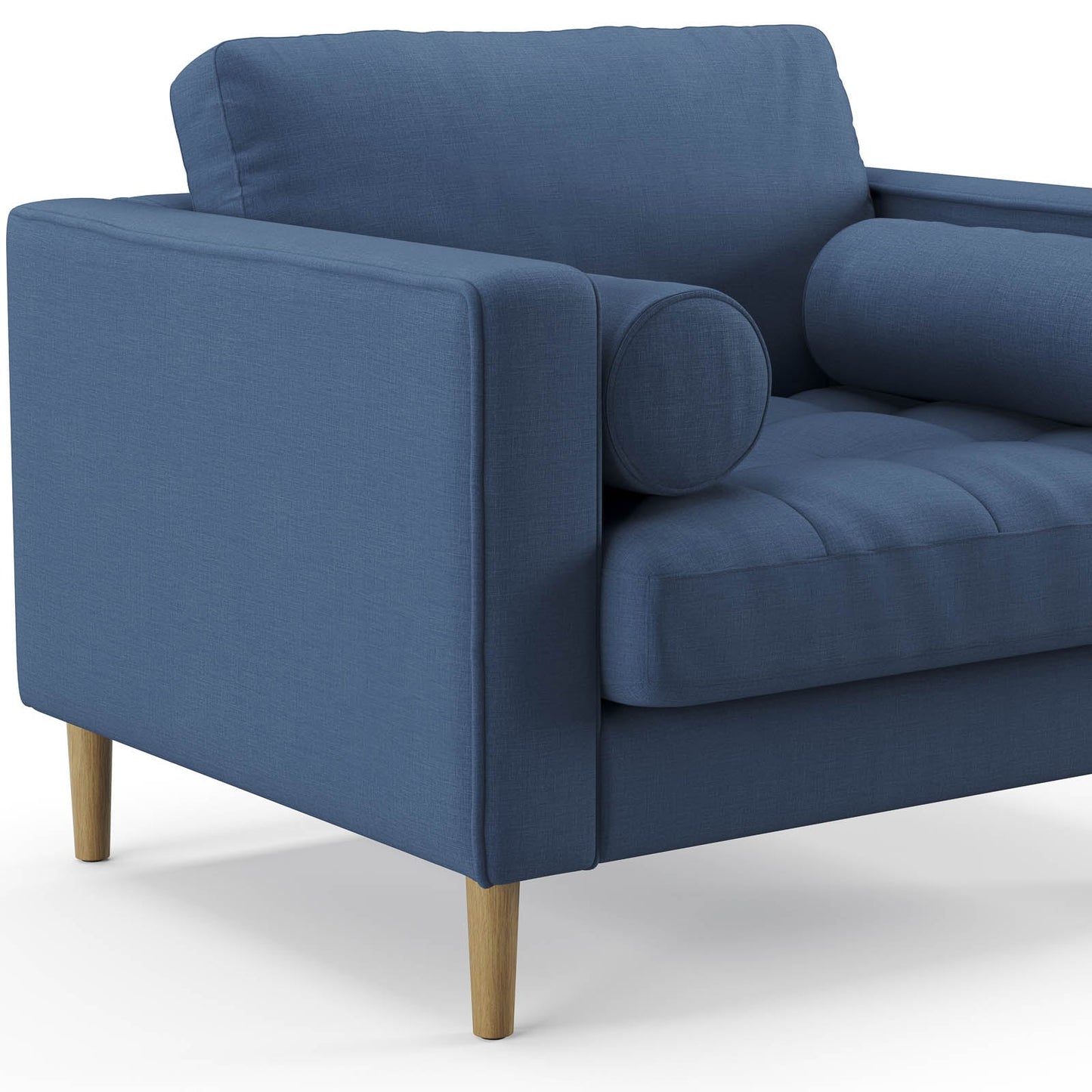 Palo Sofa T | Chair (3.5 feet length) | Tufted