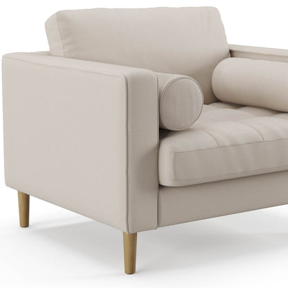 Palo Sofa T | Chair (3.5 feet length) | Tufted
