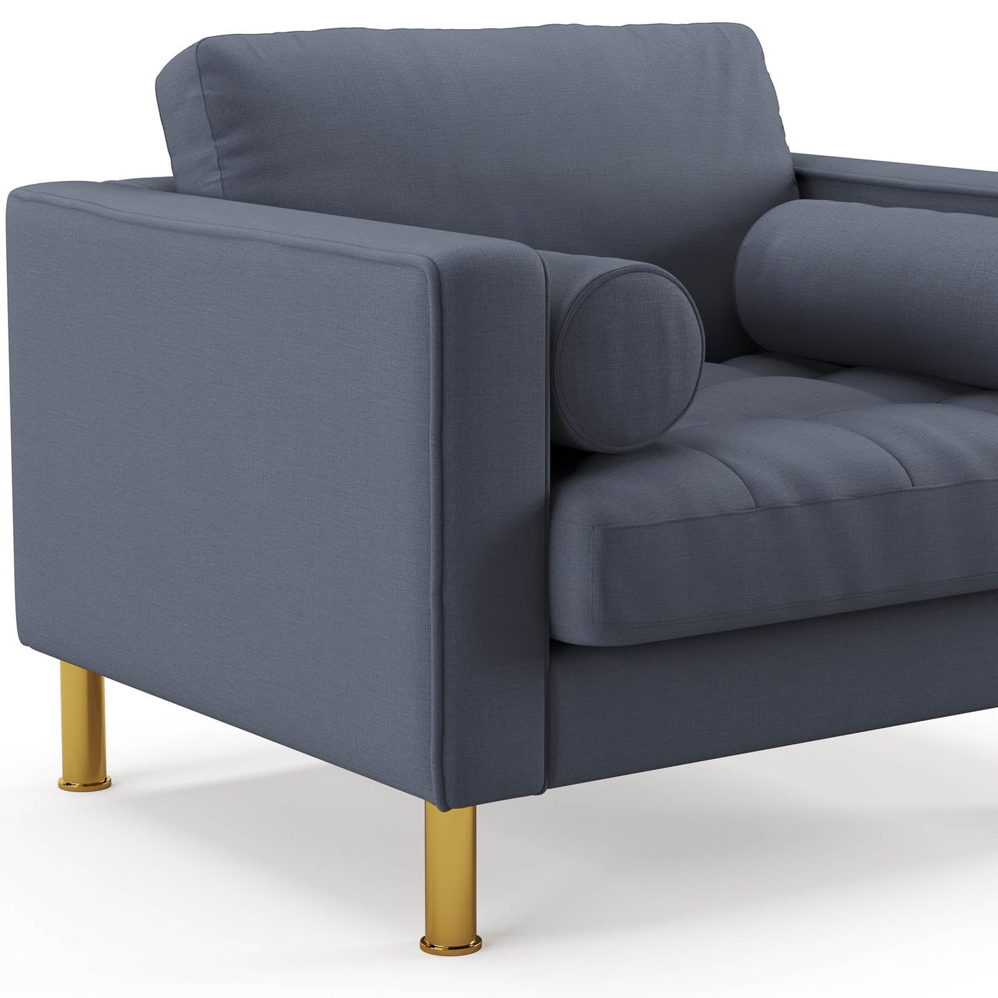 Palo Sofa T | Chair (3.5 feet length) | Tufted