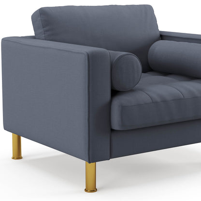 Palo Sofa T | Chair (3.5 feet length) | Tufted