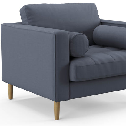Palo Sofa T | Chair (3.5 feet length) | Tufted