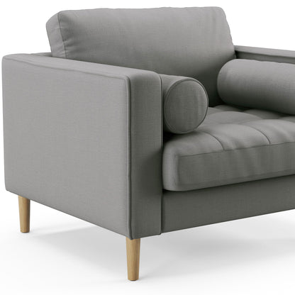 Palo Sofa T | Chair (3.5 feet length) | Tufted