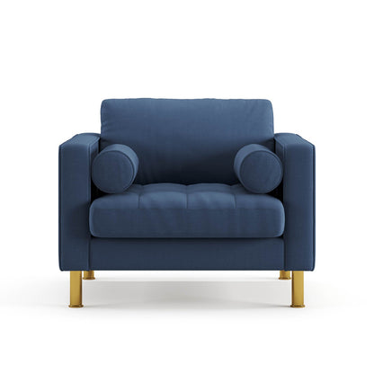 Palo Sofa T | Chair (3.5 feet length) | Tufted